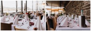 Eleganter Tisch liebevoll gedeckt – Inspiration für eure standesamtliche Trauung in Düsseldorf.