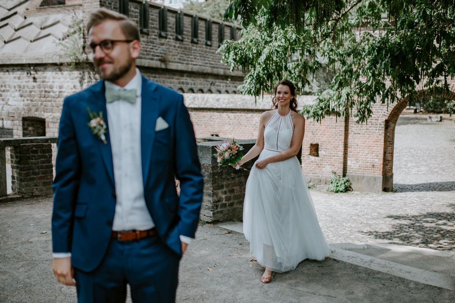 032 Hochzeitsfotograf Köln Hochzeit NRW Rarehouse Köln Rheinauhafen Boho Vintage Hippie Elopement Vera Prinz