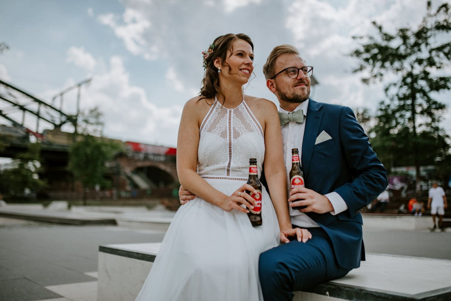 064 Hochzeitsfotograf Köln Hochzeit NRW Rarehouse Köln Rheinauhafen Boho Vintage Hippie Elopement Vera Prinz