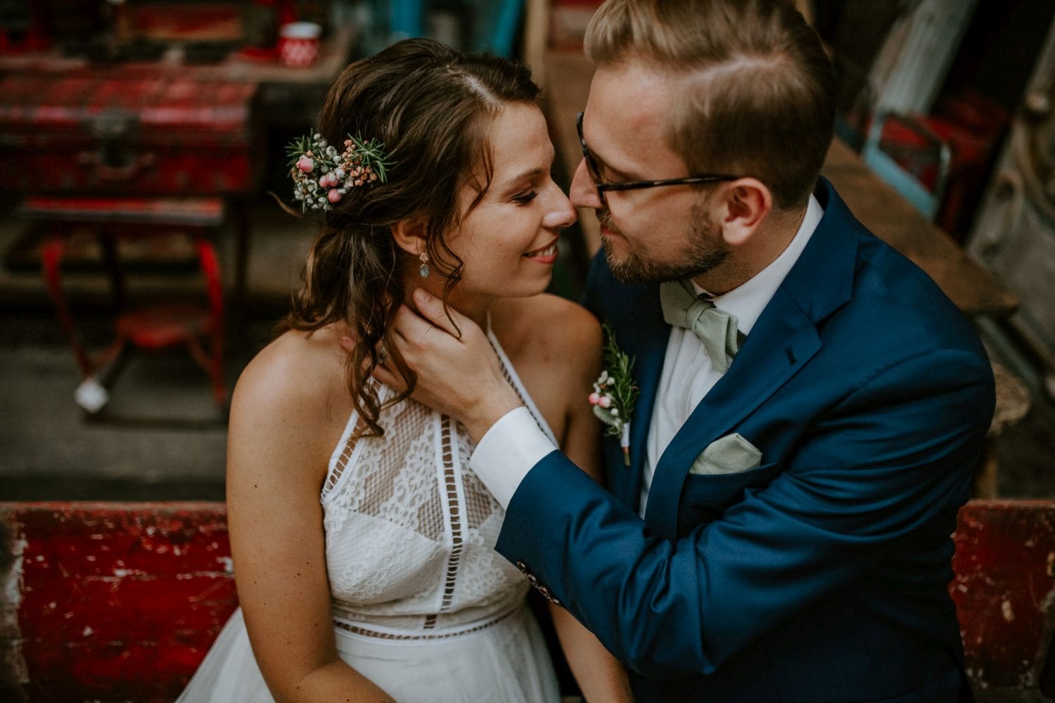 130 Hochzeitsfotograf Köln Hochzeit NRW Rarehouse Köln Rheinauhafen Boho Vintage Hippie Elopement Vera Prinz