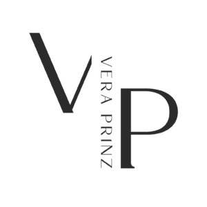 Logo der Hochzeitsfotografin Vera Prinz aus Köln, schlicht auf weißem Hintergrund.