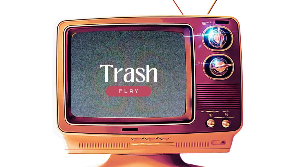 Nahaufnahme eines alten Fernsehers mit statischem Rauschen, symbolisiert die rauen Momente in der Hochzeitsreportage NRW.