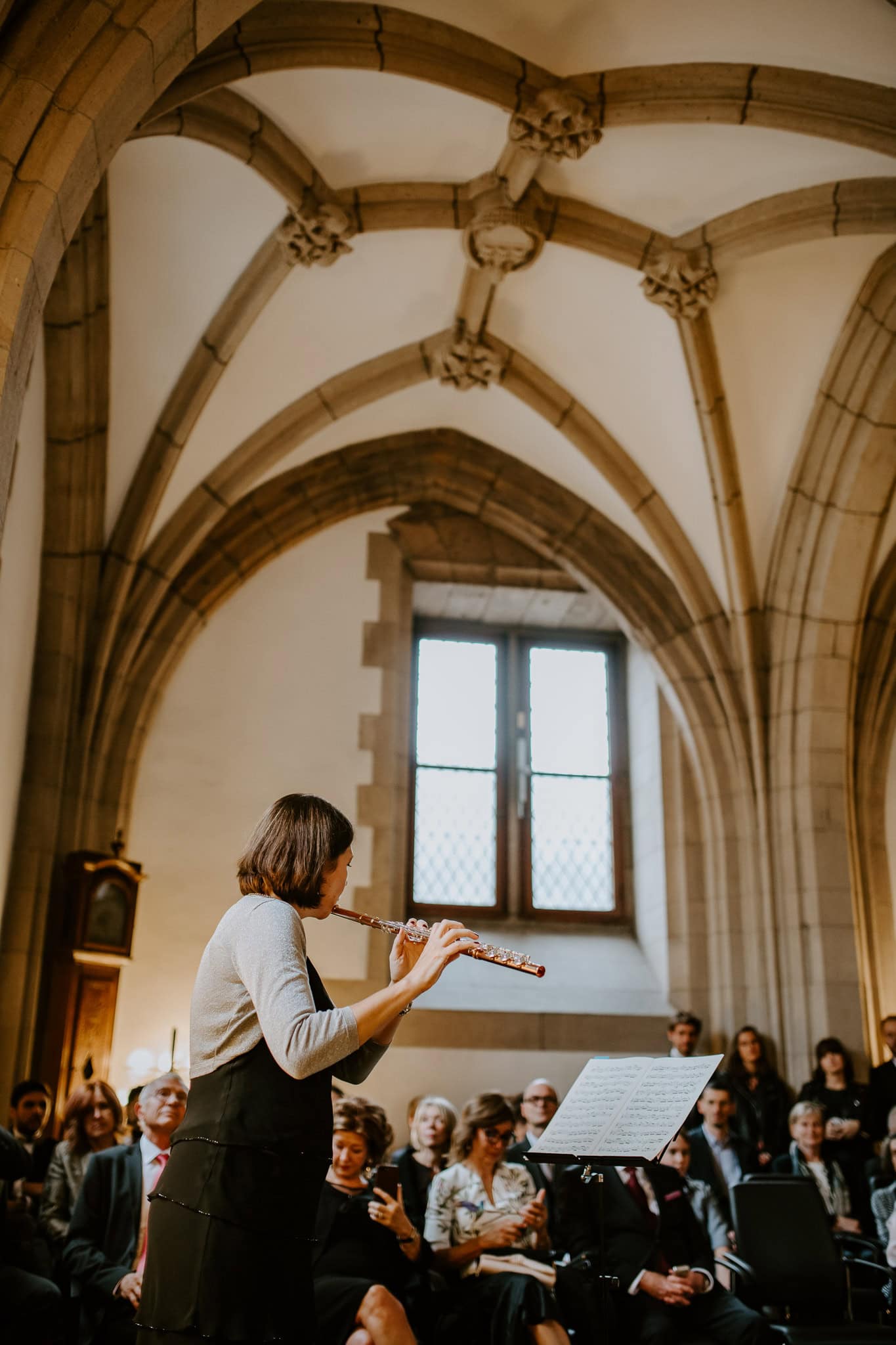 Musik zur standesamtlichen Hochzeit Köln – Live-Flötenspiel im Historischen Rathaus